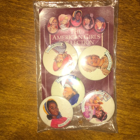 American Girl Other - 5 Vintage American Girl pins, unopened